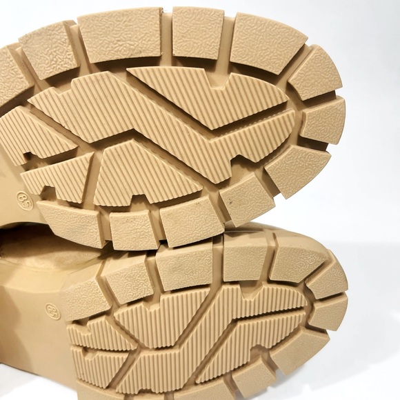 Chariot & Co: Rita -Womens Platform Ankle Boots Elastic Chunky Block Heel Sz 8.5 - Picture 9 of 9